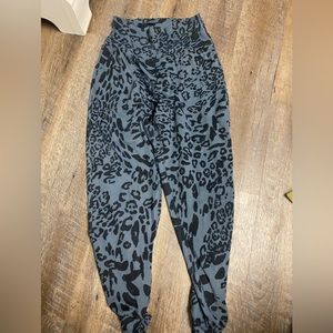 Leopard joggers size medium